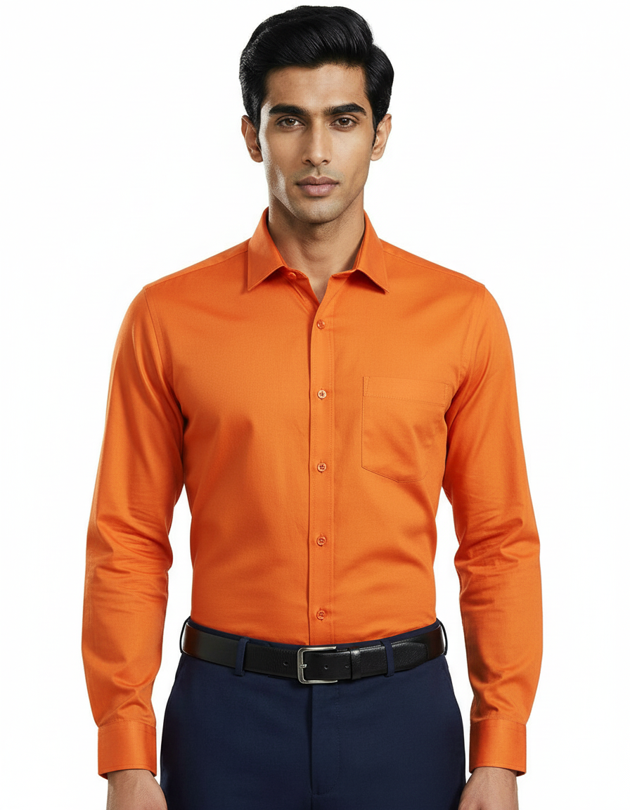 Men's Classic Regular Fit Cotton Formal Shirt