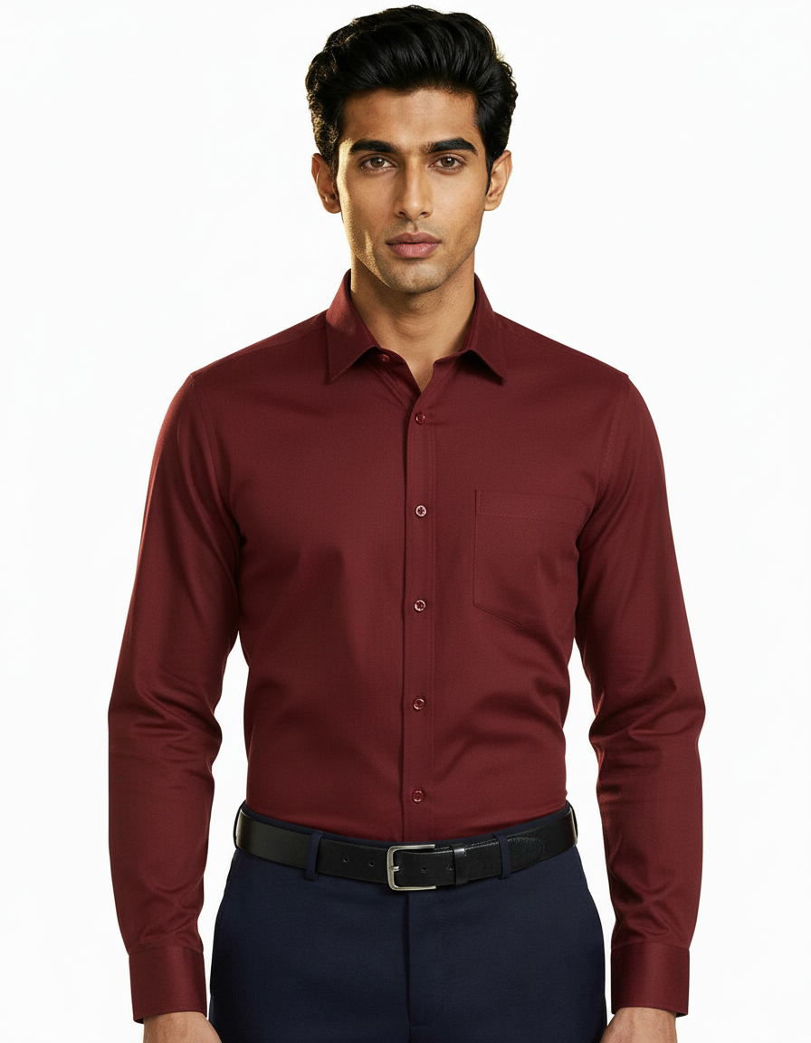 Men's Classic Regular Fit Cotton Formal Shirt